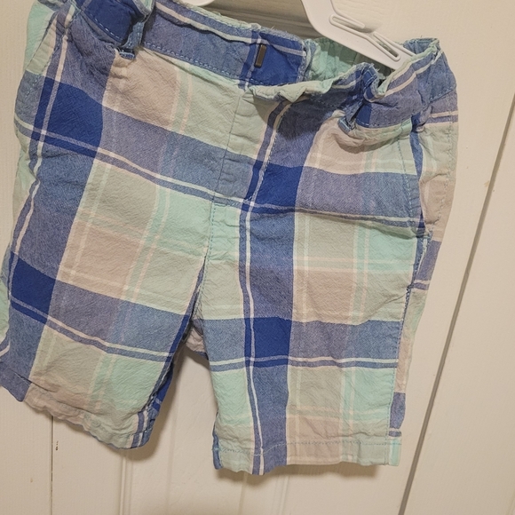 Blue Plaid Toddler Boys Shorts (2 Pair) Size 3T by The Children's Place - Picture 8 of 12